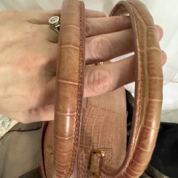 MCM Chic Pink Crocodile-Embossed  Bag - Picture 7 of 15